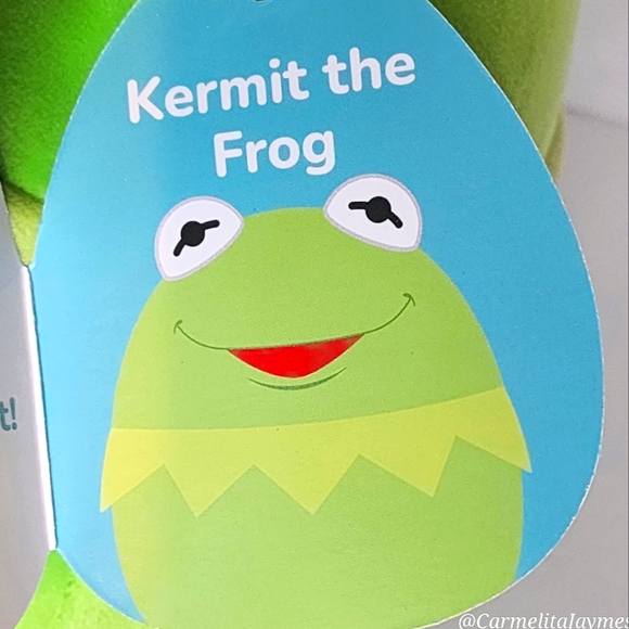KERMIT 🐸 Green Frog Muppets Original Squishmallow By Kelly Toy ☆》NWT《☆ - Picture 4 of 8